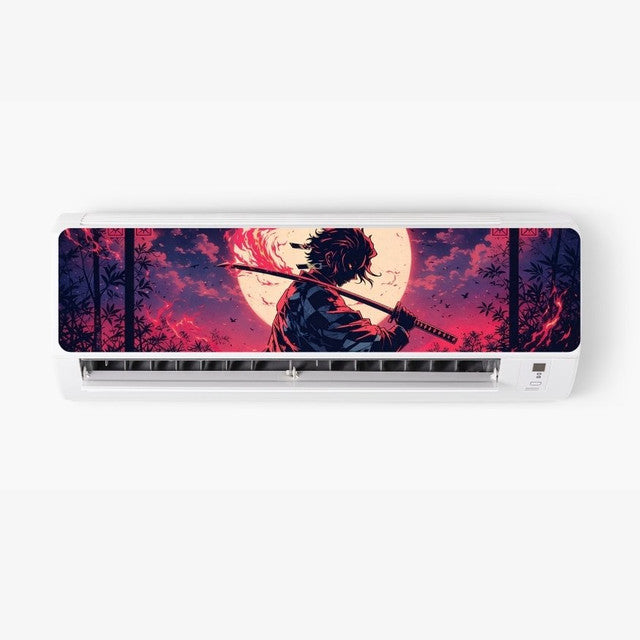 Anime AC Sticker - Split AC Decal | Air Conditioner Skin Sticker
