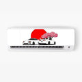 Tokyo Drift AC Sticker - Split AC Decal | Air Conditioner Skin Sticker