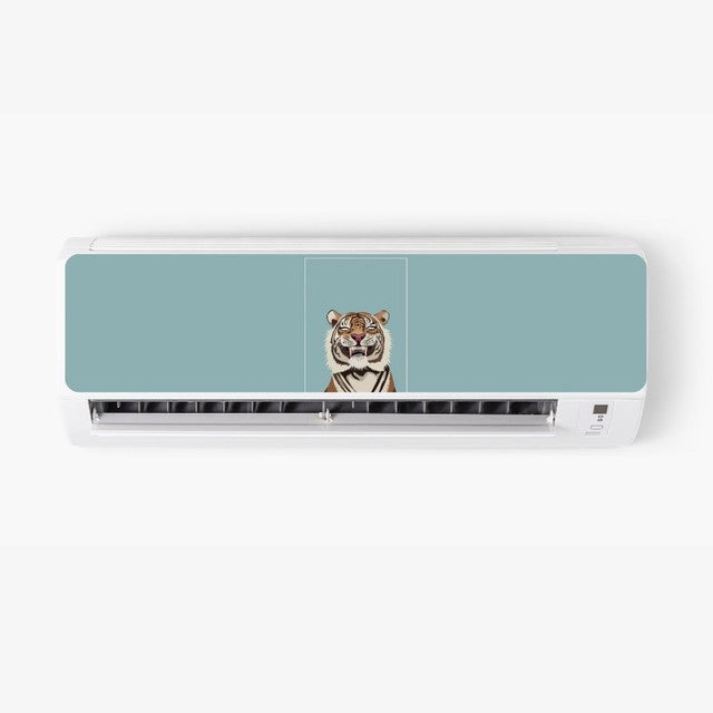Smile Tiger AC Sticker - Split AC Decal | Air Conditioner Skin Sticker