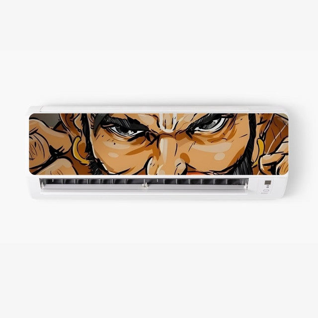 Hanuman AC Sticker - Split AC Decal | Air Conditioner Skin Sticker