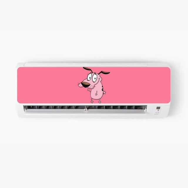 Courage AC Sticker - Split AC Decal | Air Conditioner Skin Sticker