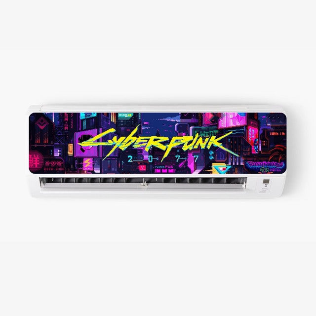 Cyber Punk AC Sticker - Split AC Decal | Air Conditioner Skin Sticker