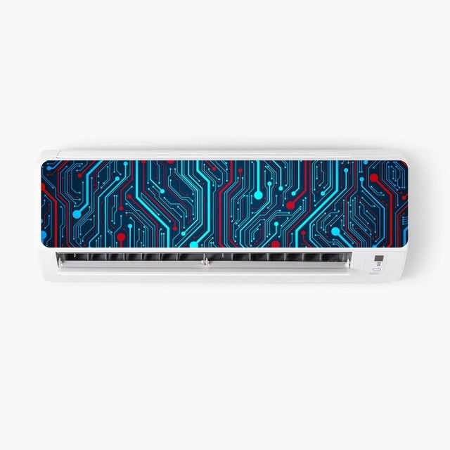 Circuit AC Sticker - Split AC Decal | Air Conditioner Skin Sticker