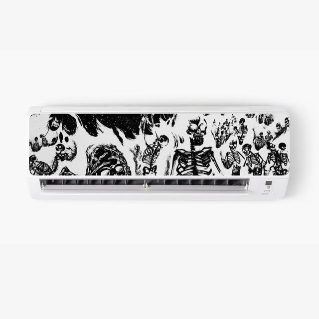 Skulls AC Sticker - Split AC Decal | Air Conditioner Skin Sticker
