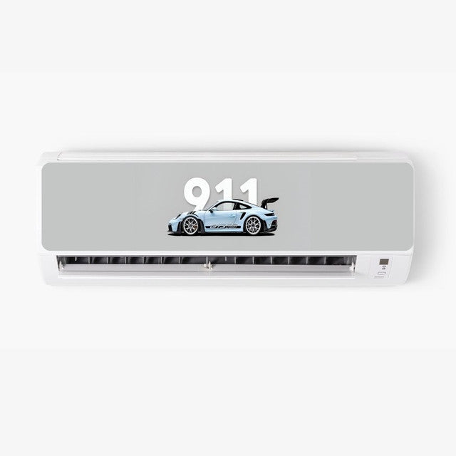 911 AC Sticker - Split AC Decal | Air Conditioner Skin Sticker