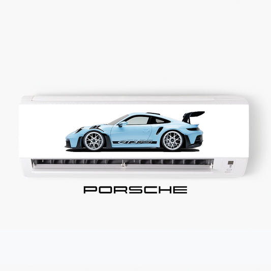 Blue Porsche AC Sticker