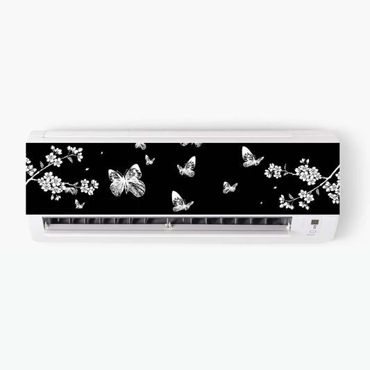 Butterflies & Flowers AC Sticker
